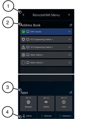 Minimiertes Dashboard
