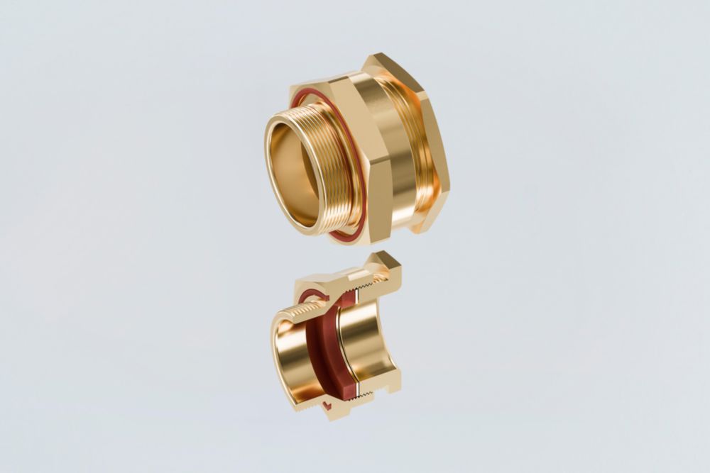 Ex Brass Cable glands Ex e Series TEF E204/622 | Art. No. 331934 R. STAHL