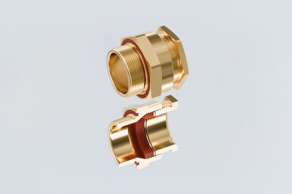 Ex TEF6224011 Gland Exe M40/F1/15 Brass R. STAHL