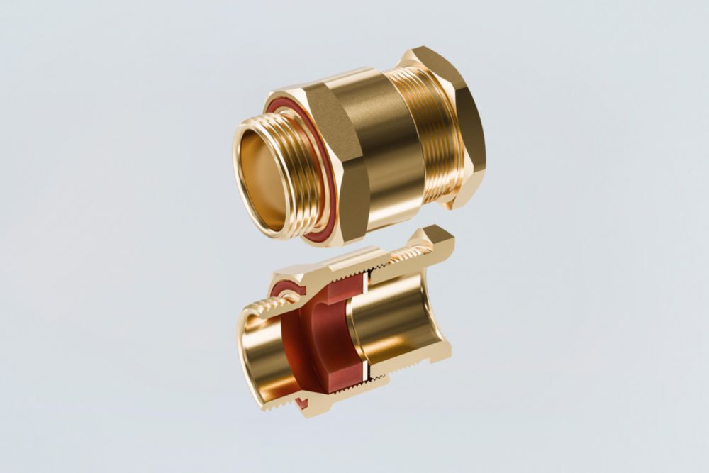 Ex Brass Cable glands Ex e Series TEF E204/622 R. STAHL