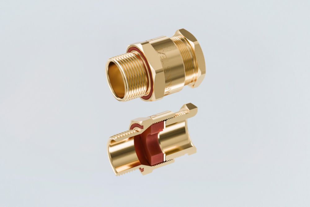 Ex Brass Cable glands Ex e Series TEF E204/622 | Art. No. 259240 R. STAHL