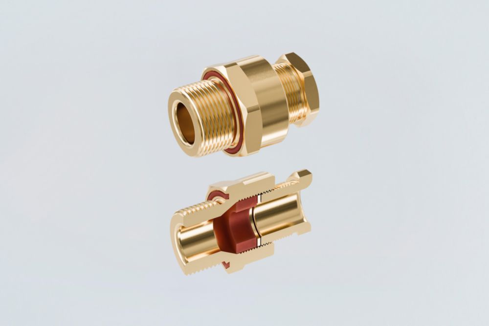 Ex Brass Cable glands Ex e Series TEF E204/622 | Art. No. 259230 R. STAHL