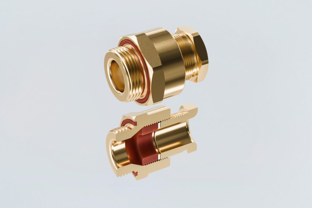 Ex Brass Cable glands Ex e Series TEF E204/622 | Art. No. 259232 R. STAHL