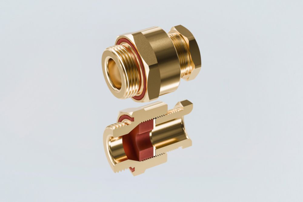 Ex Brass Cable glands Ex e Series TEF E204/622 | Art. No. 259228 R. STAHL