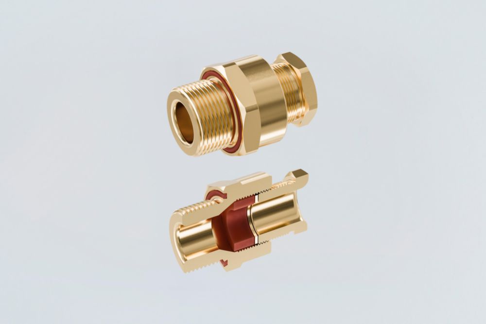 Ex Brass Cable glands Ex e Series TEF E204/622 | Art. No. 259222 R. STAHL