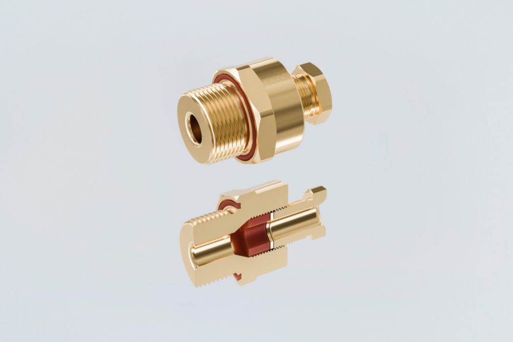 Ex Brass Cable glands Ex e Series TEF E204/622 | Art. No. 259214 R. STAHL