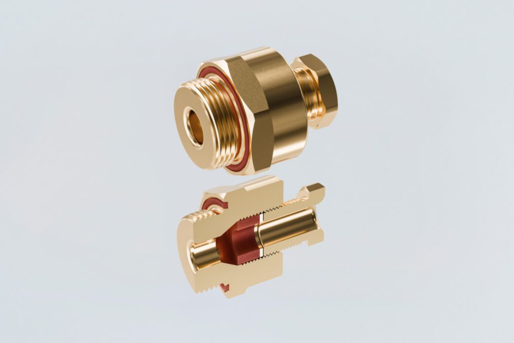 Ex Brass Cable glands Ex e Series TEF E204/622 | Art. No. 259216 R. STAHL
