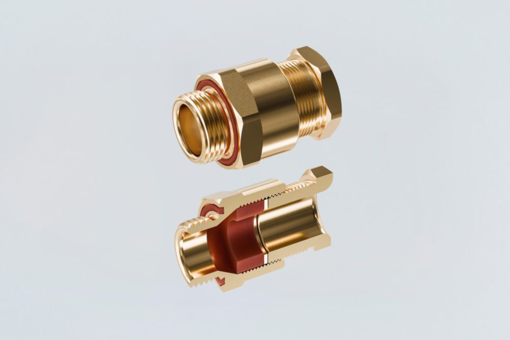 Ex Brass Cable glands Ex e Series TEF E204/622 | Art. No. 259208 R. STAHL