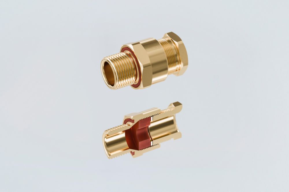 Ex Brass Cable glands Ex e Series TEF E204/622 | Art. No. 259202 R. STAHL