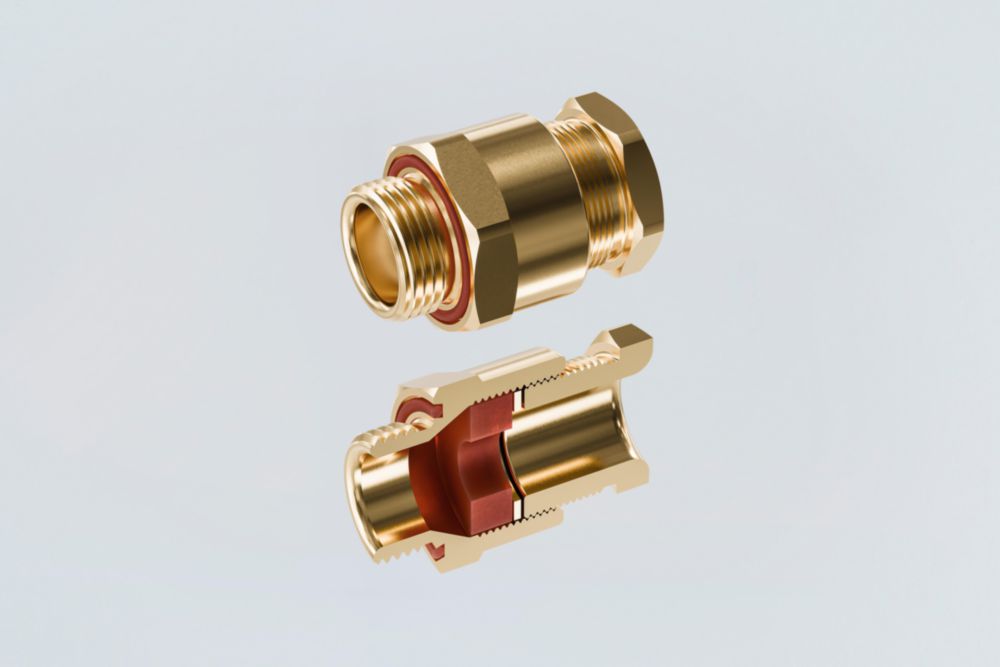 Ex Brass Cable glands Ex e Series TEF E204/622 | Art. No. 259204 R. STAHL
