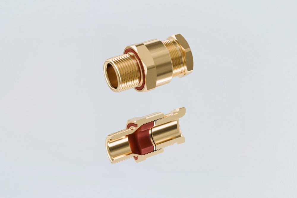 Ex Brass Cable glands Ex e Series TEF E204/622 | Art. No. 259198 R. STAHL