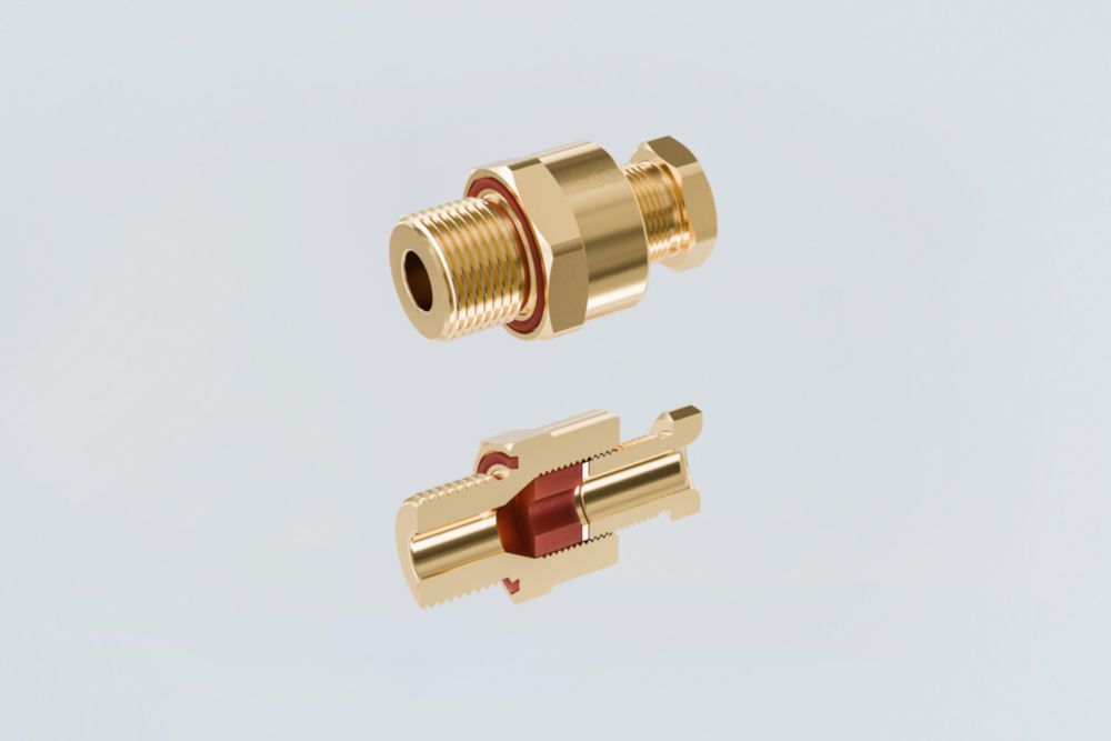Ex Brass Cable glands Ex e Series TEF E204/622 | Art. No. 259194 R. STAHL