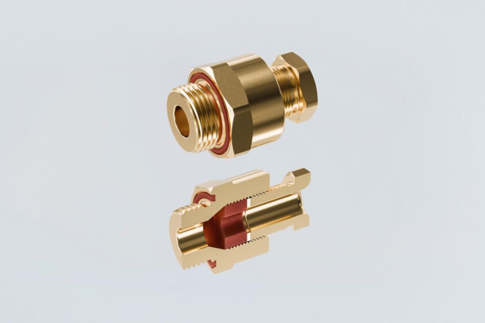 Ex Brass Cable glands Ex e Series TEF E204/622 | Art. No. 259196 R. STAHL