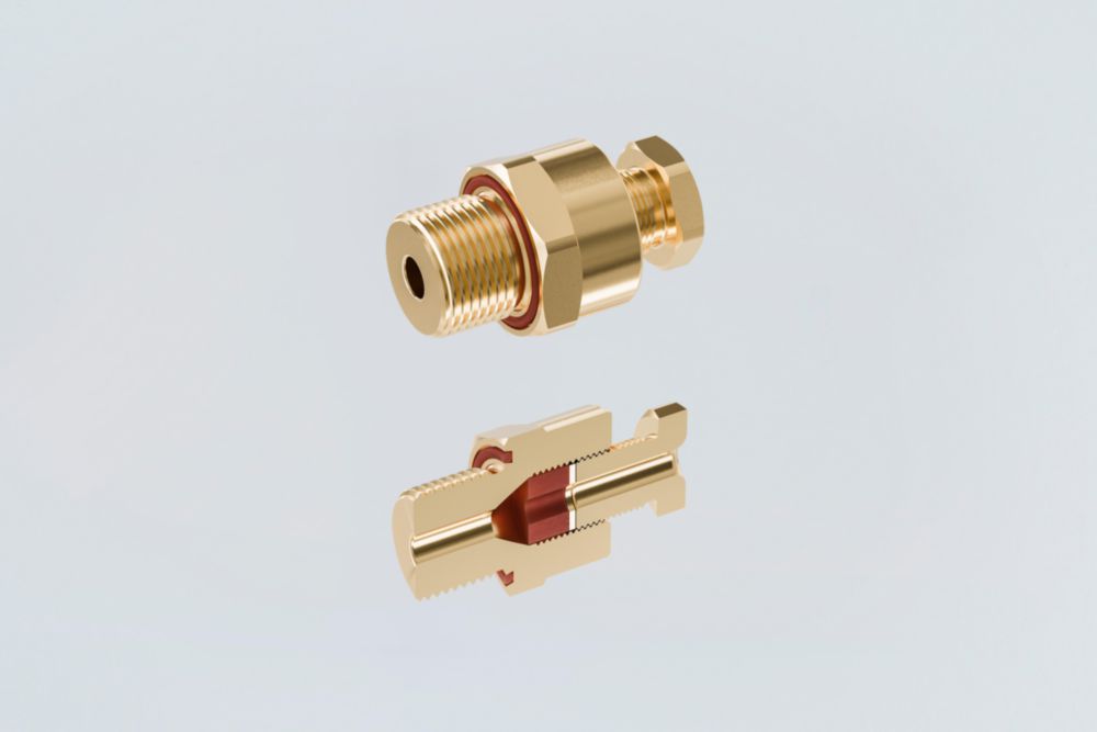 Ex Brass Cable glands Ex e Series TEF E204/622 | Art. No. 259186 R. STAHL