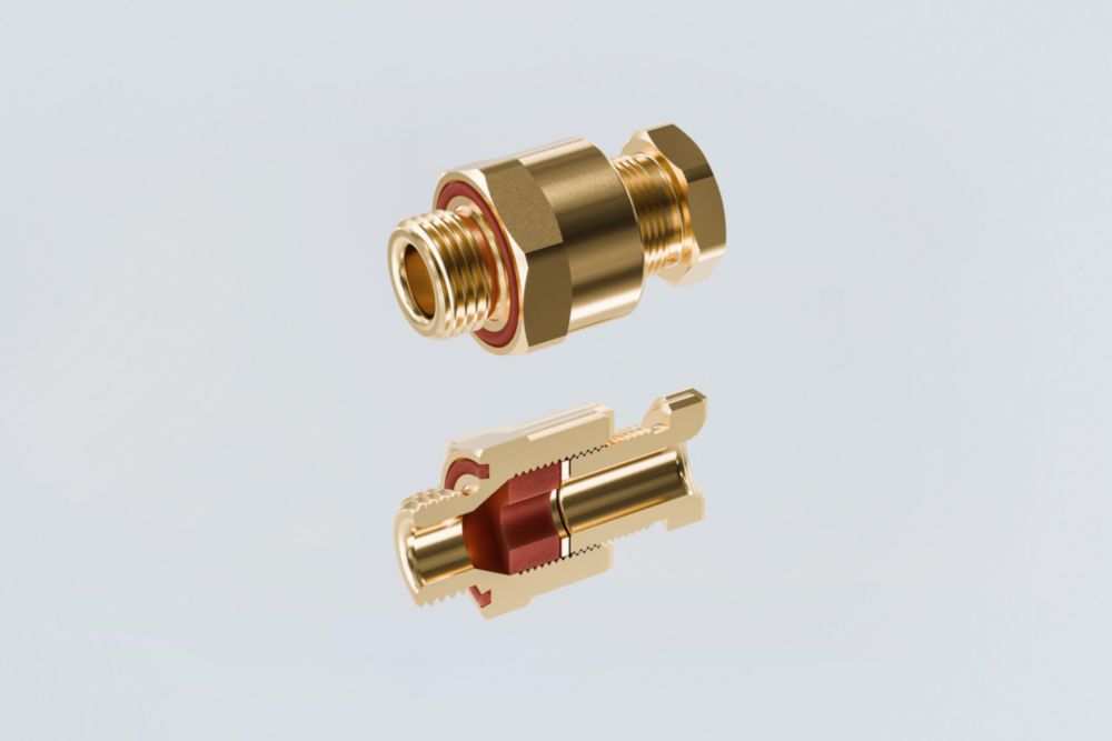 Ex Brass Cable glands Ex e Series TEF E204/622 | Art. No. 259184 R. STAHL