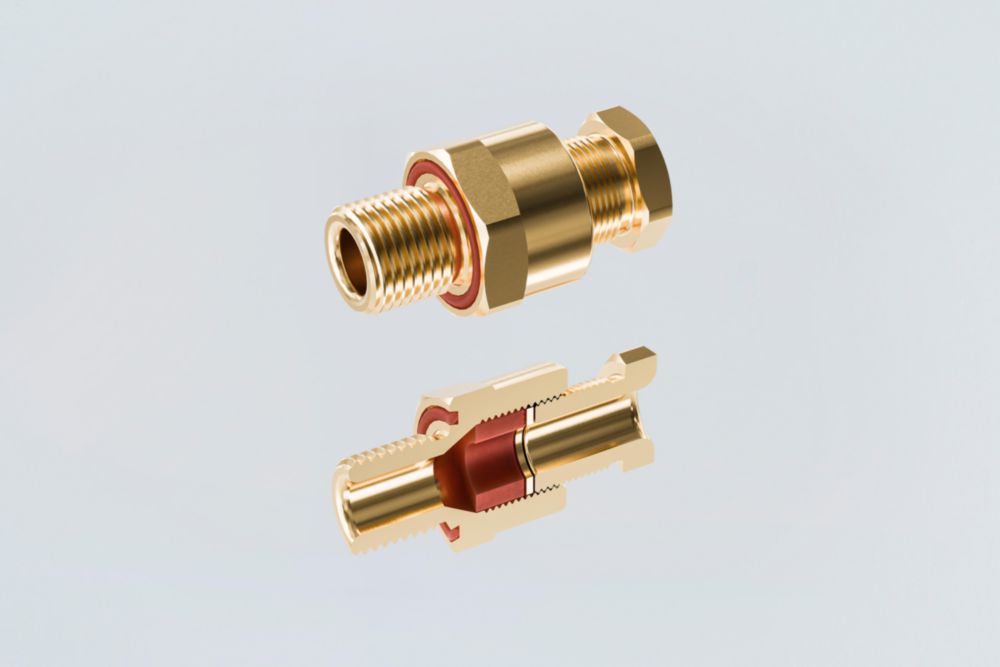Ex Brass Cable glands Ex e Series TEF E204/622 | Art. No. 259178 R. STAHL