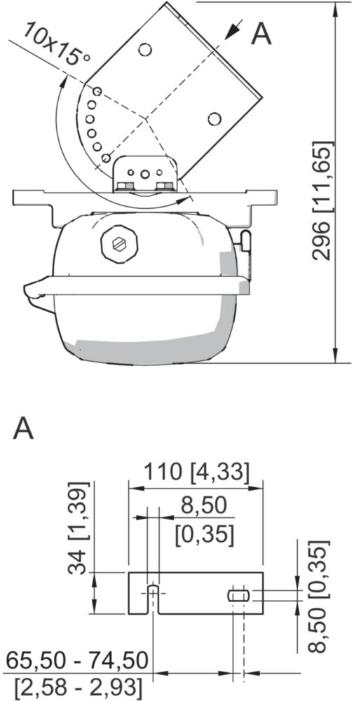 Armatura illuminante lineare con LED EXLUX serie L402/4 R. STAHL