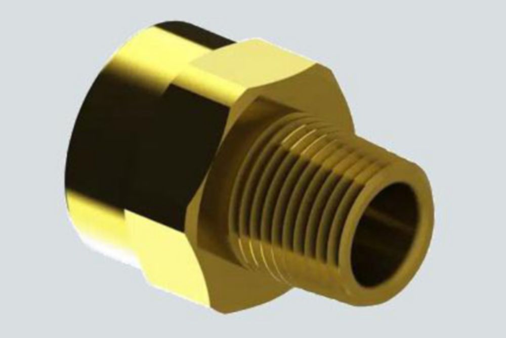 Ex Adattatori Ex e e Ex d con filettatura esterna NPT in ottone della serie TEF66x R. STAHL