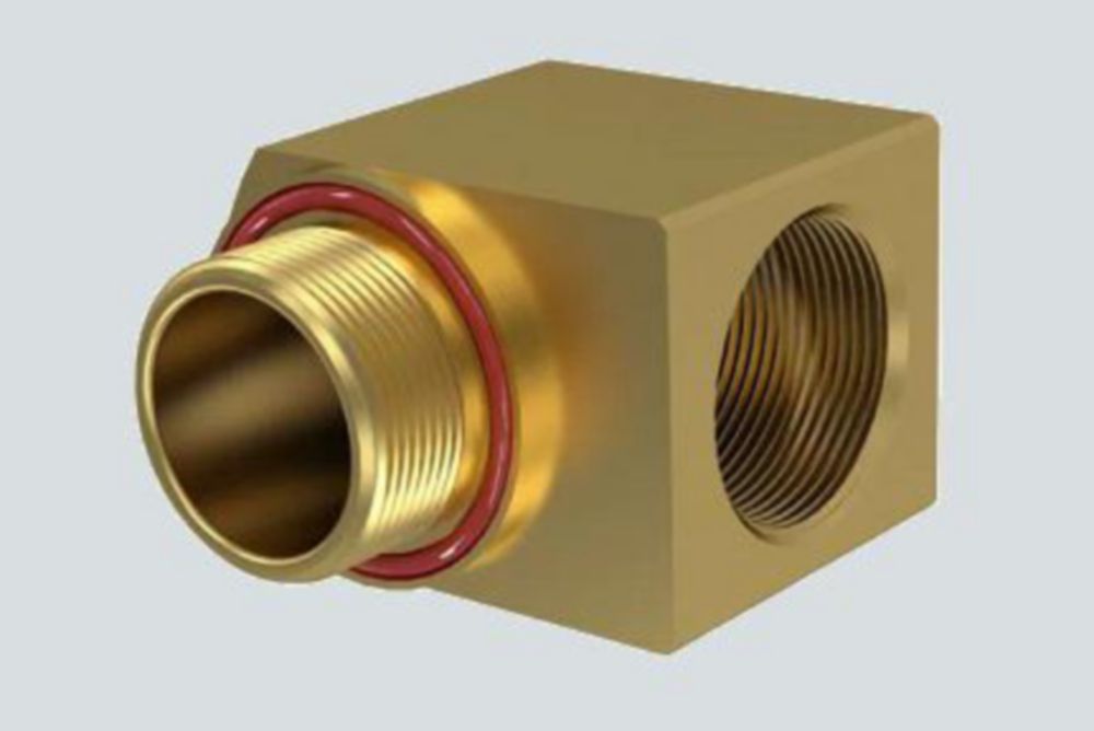 Ex Ex e Male Metric Threads Angle Adaptor Brass Series TEF663 R. STAHL