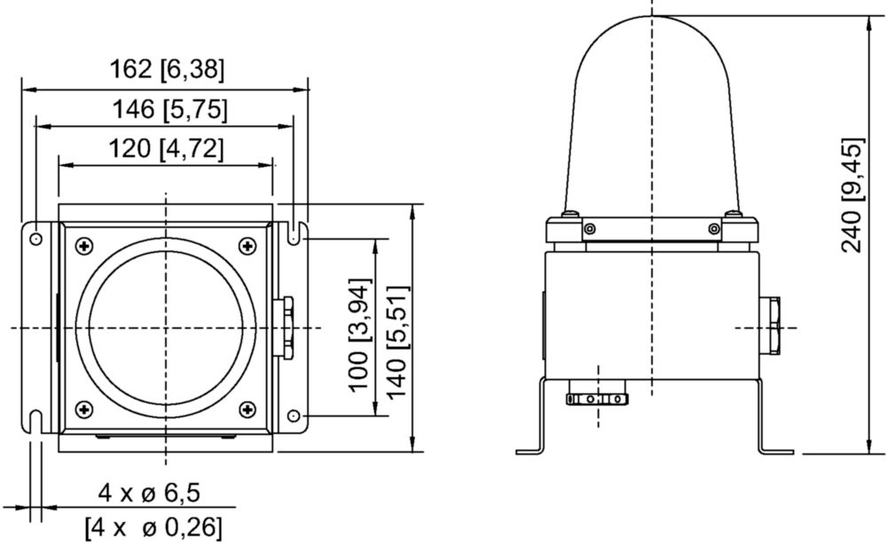 TRANBERG<sup>® </sup>Obstruction light low intensity Series TEF2440 R. STAHL