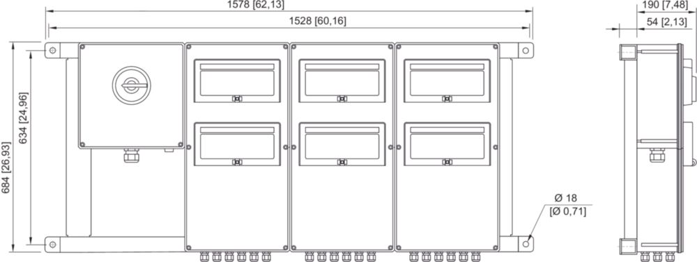 Ex Standard lighting and heating circuit distribution boards Series 8146 R. STAHL