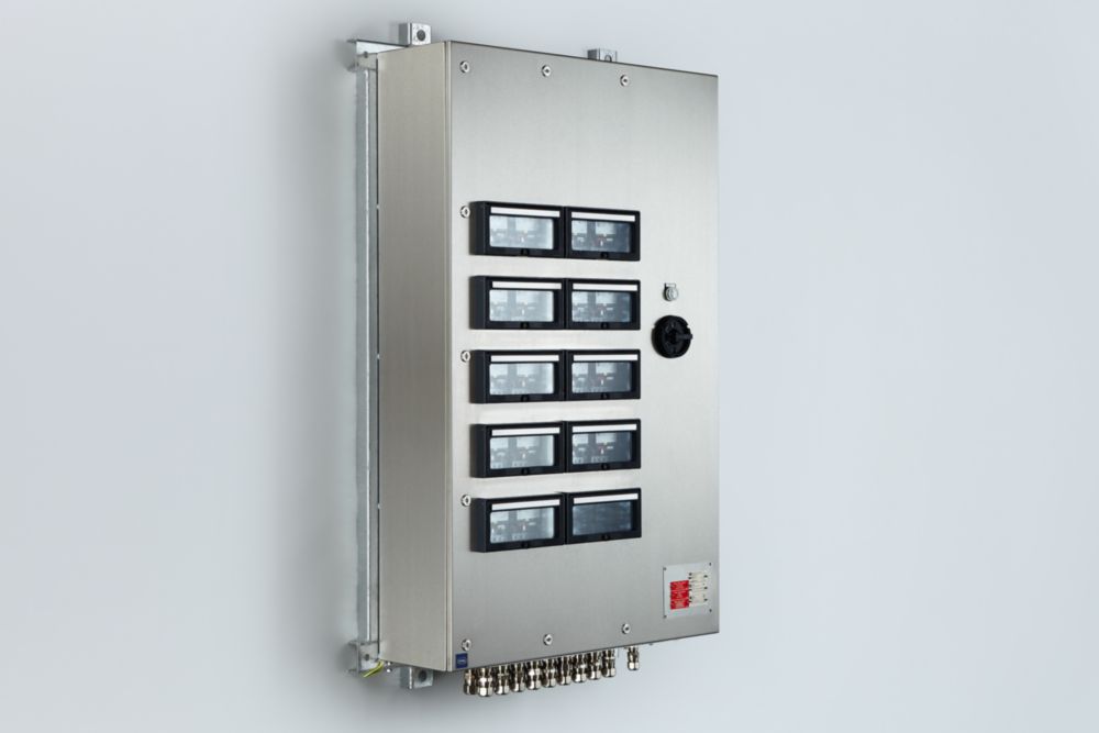 Ex Cajas de control y distribución de acero inoxidable, serie 8150 R. STAHL