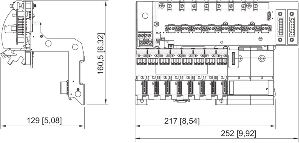 Ex Yokogawa ALF111 version 9419 series bus-Carrier | Art. No. 221454 R. STAHL
