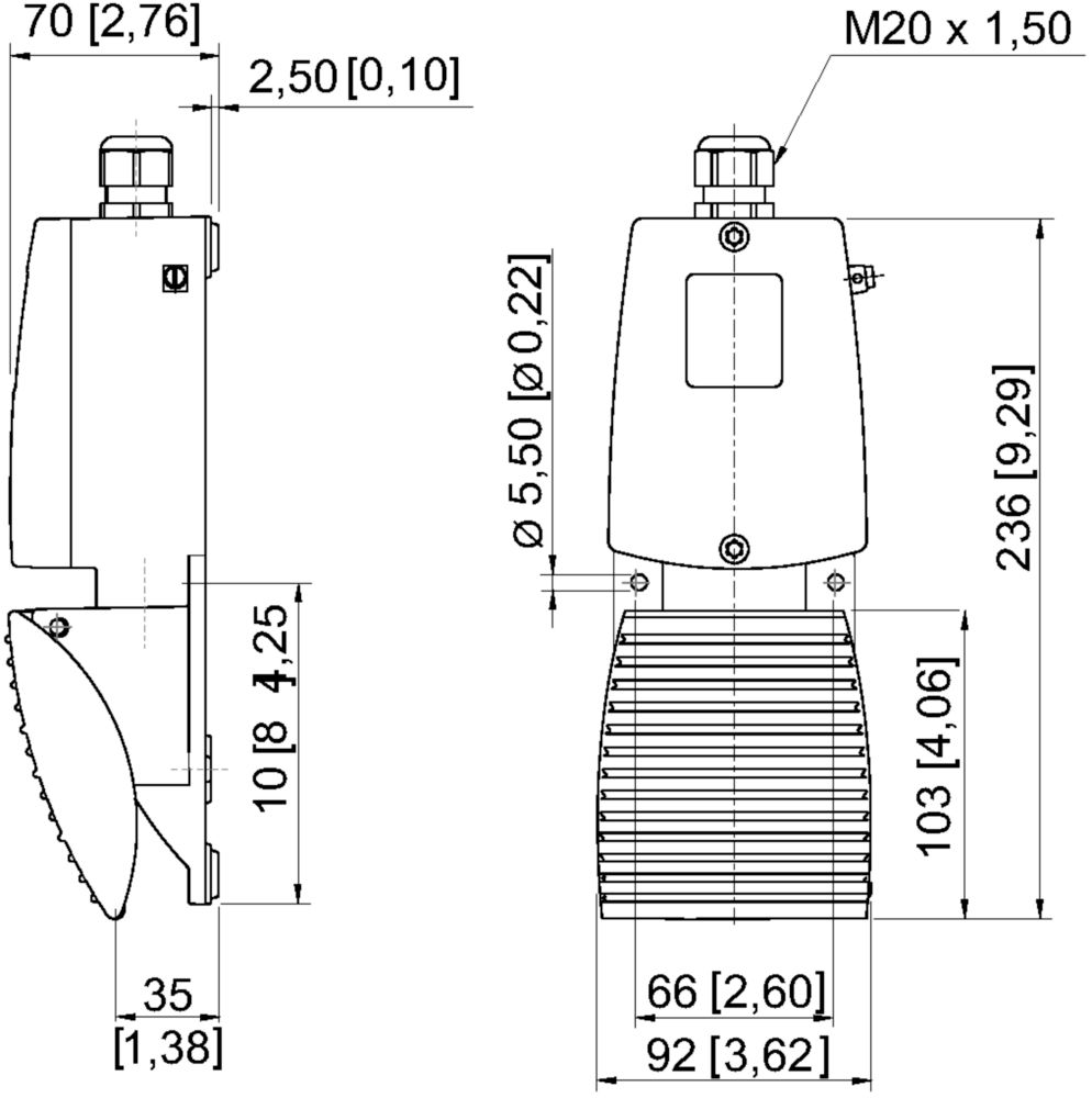 Ex Foot switch Series Ex GFI and Ex GFSI | Art. No. 240446 R. STAHL