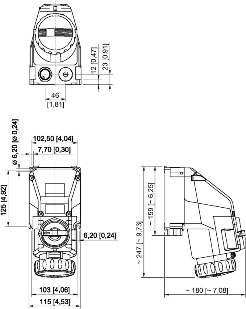 Ex Prese a parete 20 A serie 8570/21 (fuori produzione) R. STAHL