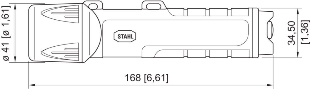 Ex Series 6141/12 LED hand lamp R. STAHL