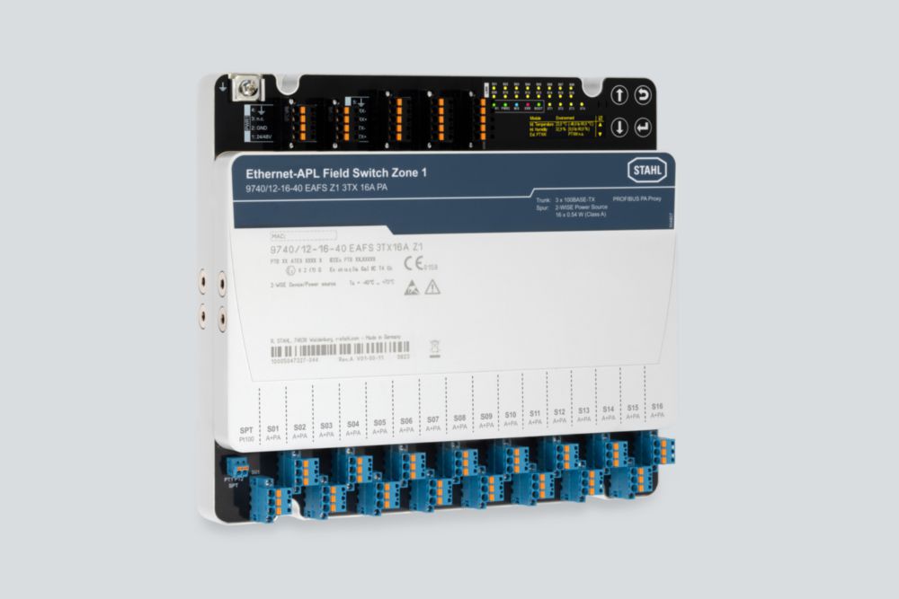 Ex Ethernet-APL Field Switch Zone 1 Reihe 9740 R. STAHL