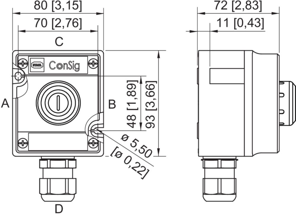 Frequenzumrichter ComfortSinus 400V 3PH 50/60Hz 10A - Comfort