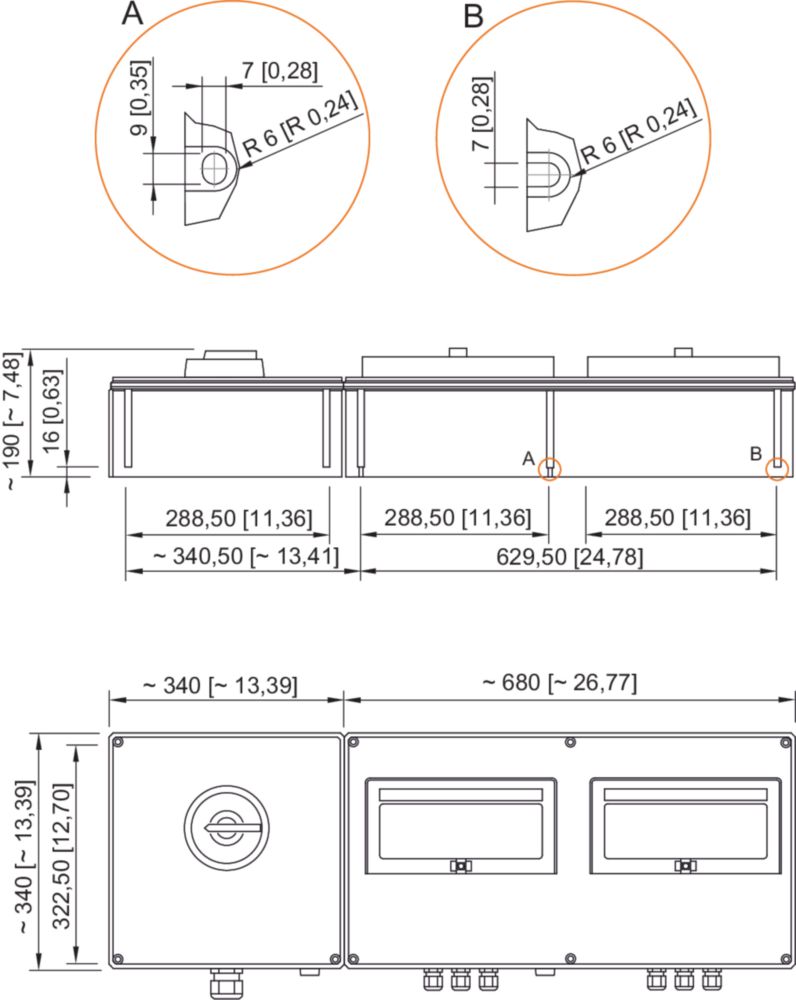 Ex Standard lighting and heating circuit distribution boards Series 8146 R. STAHL