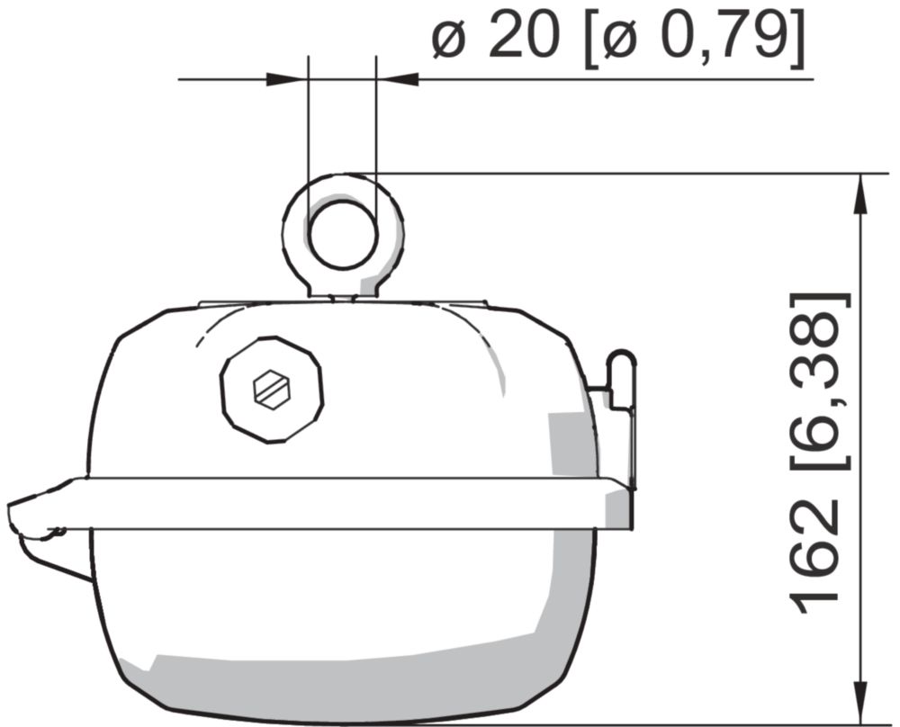 Armatura illuminante lineare con LED EXLUX serie L402/4 R. STAHL