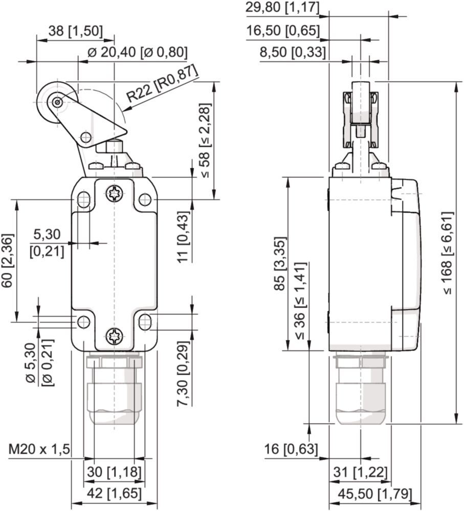 Ex Position switch Series 8070/2 R. STAHL