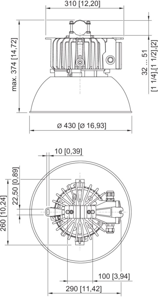 Ex Proyector universal LED, serie 6050/6 R. STAHL