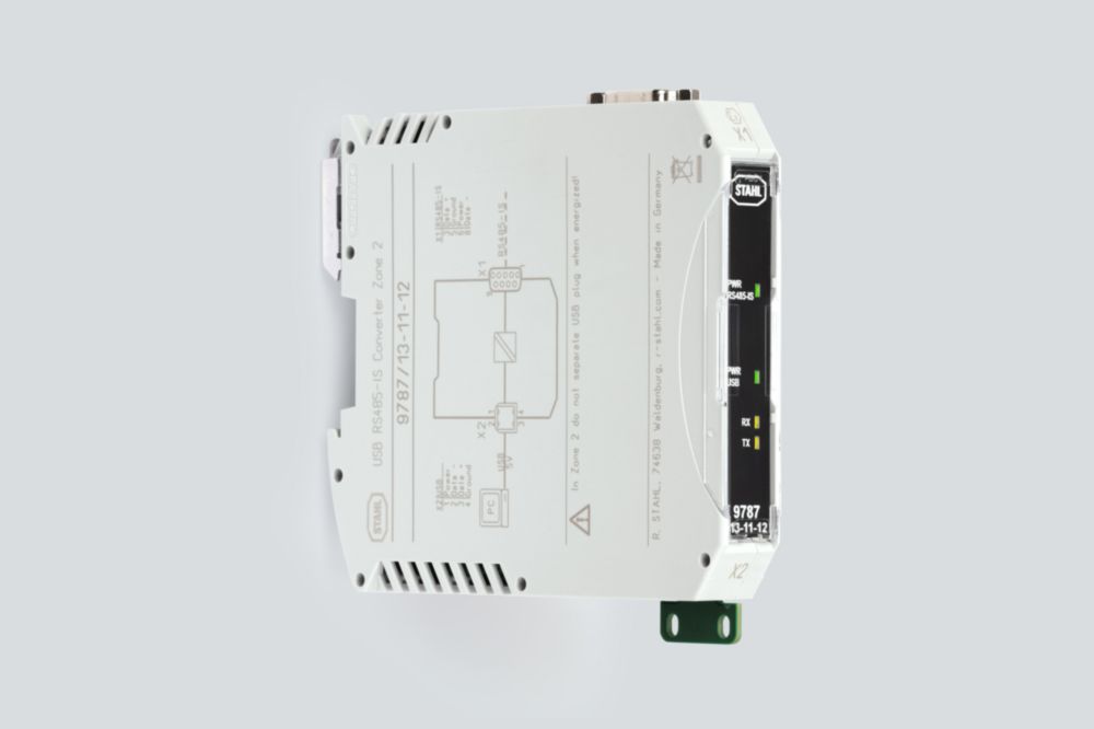 Ex 9787 USB RS485 converter for Zones 1 and 2  | Art. No. 295356 R. STAHL