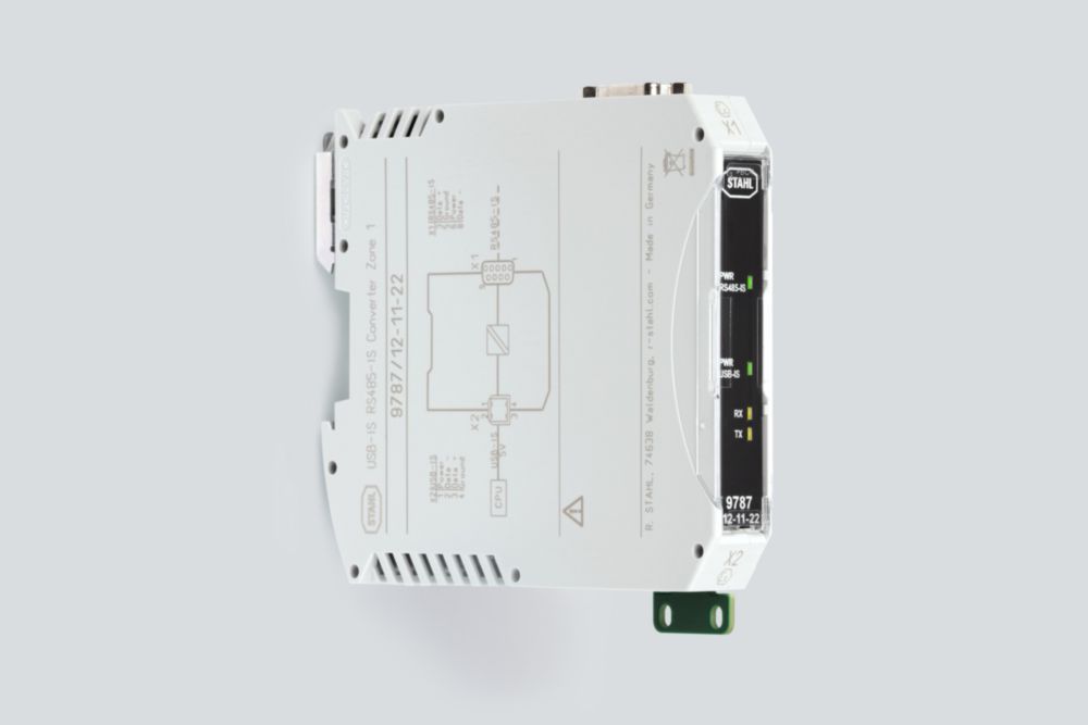 Ex 9787 USB RS485 converter for Zones 1 and 2  | Art. No. 285849 R. STAHL