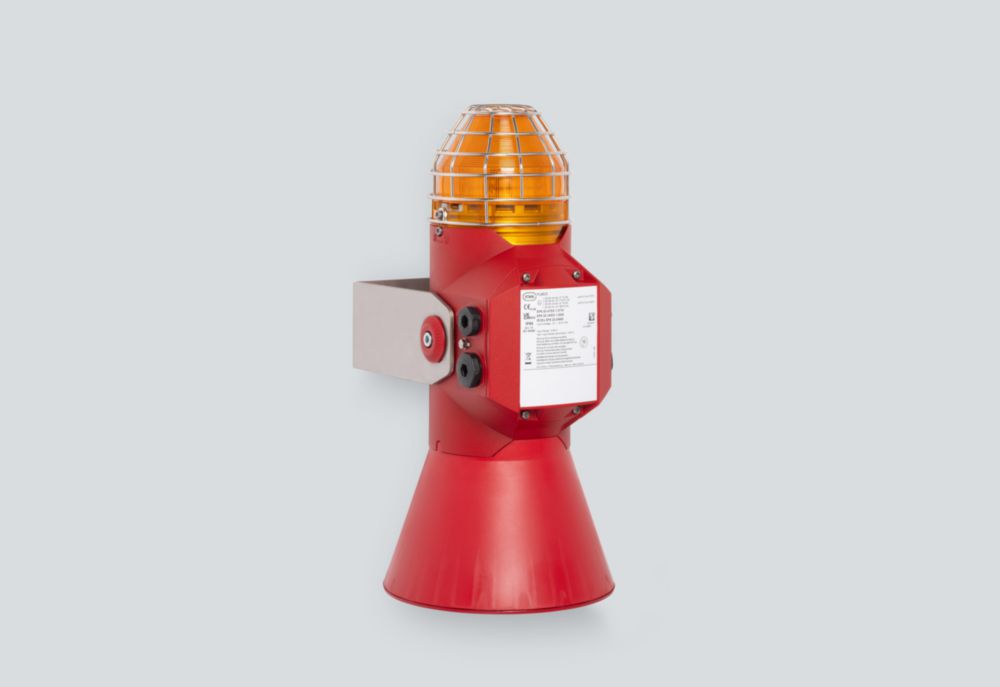 Ex Akustisch-optisches Signalgerät bis 120 dB(A) / LED / 5 J, ALU, Reihe YL60/3 - YODALEX 3 R. STAHL