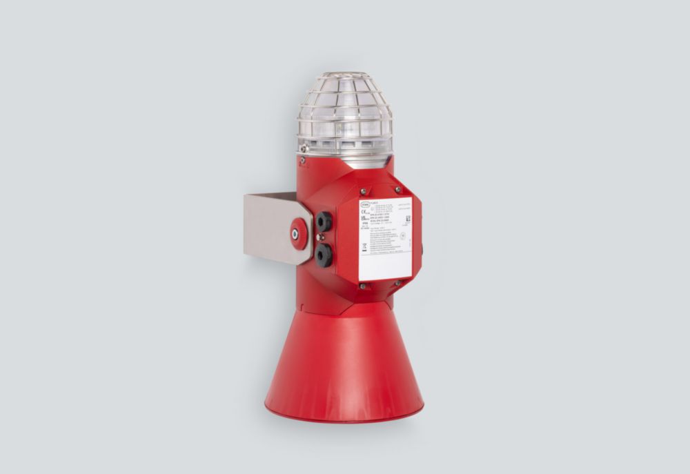 Ex Dispositivi di segnalazione ottici-acustici fino a 120 dB(A) / LED / 5 J, ALU, serie YL60/3 R. STAHL
