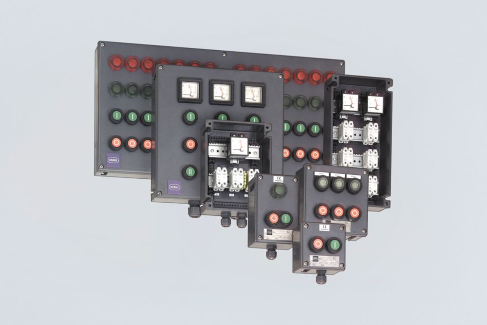 Ex Cajas de control de resina de poliéster, serie 8146 R. STAHL