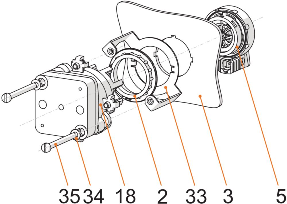 Ex Têtes de commande série 8602/3 R. STAHL
