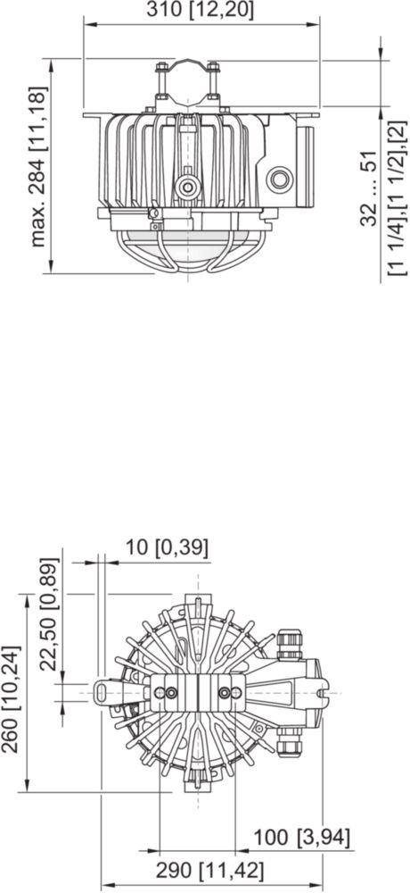 Ex Faretto universale a LED serie 6050/6 R. STAHL