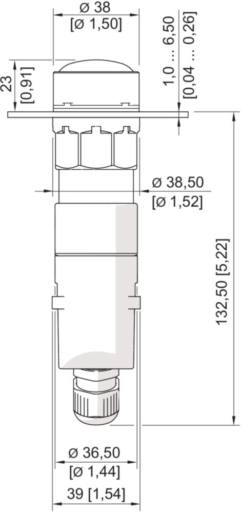 Atex Indicator Led LED indicator lamp for panel mounting - 269658