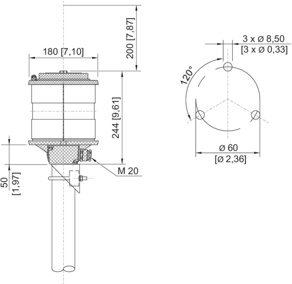Ex TRANBERG<sup>® </sup>Navigation Light Series TEF2850 R. STAHL