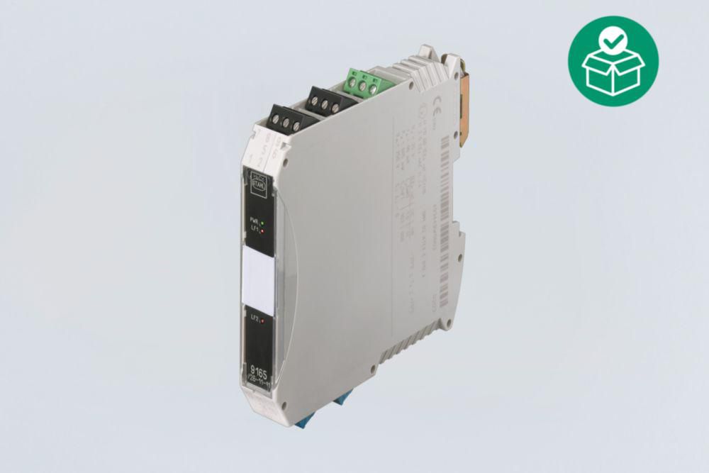 Isolating repeater, Screw terminal, Number of channels: 1, Input signal: 0/4 to 20 mA with HART, Output signal: 0/4 to 20 mA with HART, Zone 2