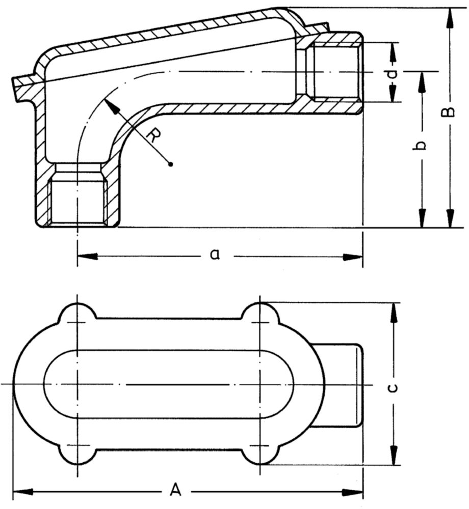 Raccordo pressacavo serie LBH R. STAHL