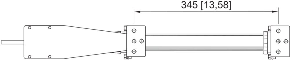 Ex Tubular light fitting with LED Series 6036/1 R. STAHL