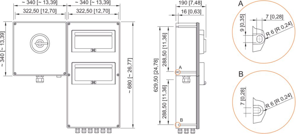 Ex Standard lighting and heating circuit distribution boards Series 8146 R. STAHL