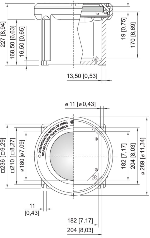 Ex Ex d enclosure made of light metal NEC / CE Code Series 8265 R. STAHL